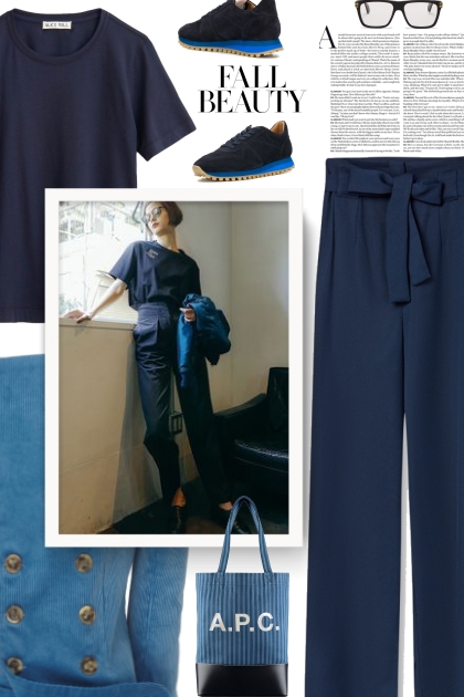 Navy and Blue- Combinaciónde moda