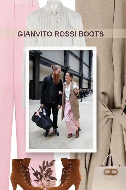  FALL - GIANVITO ROSSI BOOTS- Fashion set