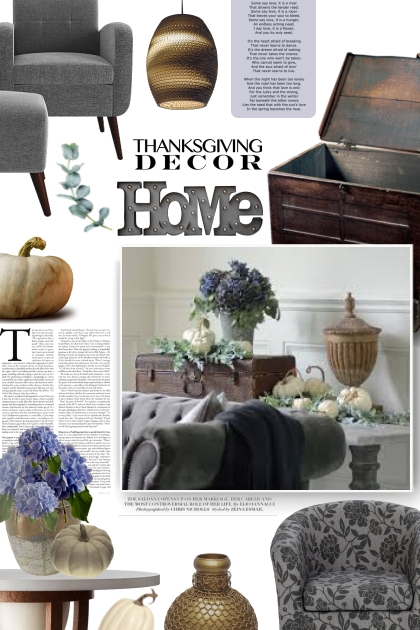 Fall decor- Fashion set