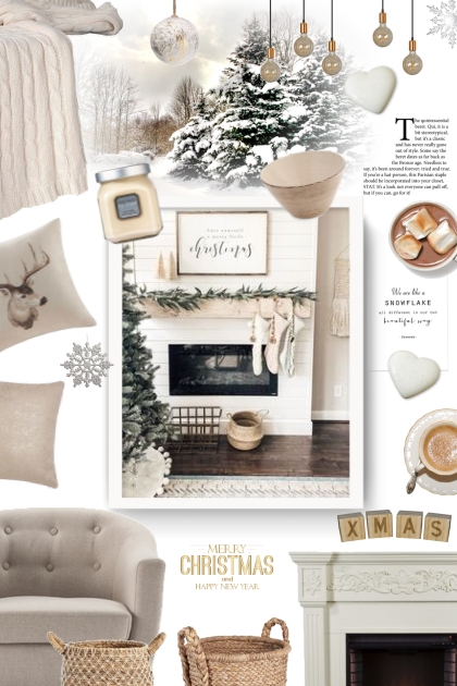 cozy fall - Fireplace - Fashion set