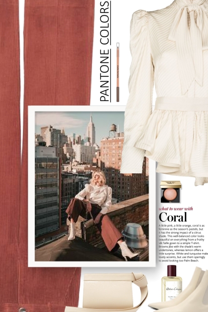 what to wear with coral