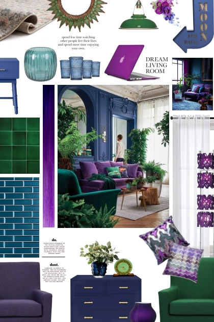  Parisian blue wall tile- Fashion set