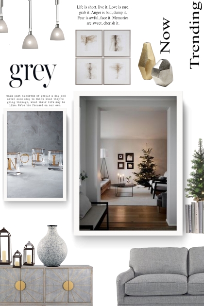grey- Modekombination