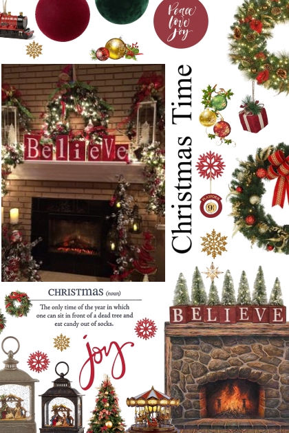 Christmas time - believe- Fashion set