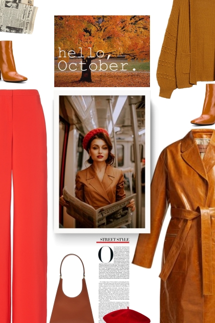 mustard and red- Fashion set