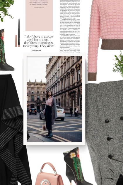 JUNYA WATANABE grey & black tweed coat - Combinazione di moda