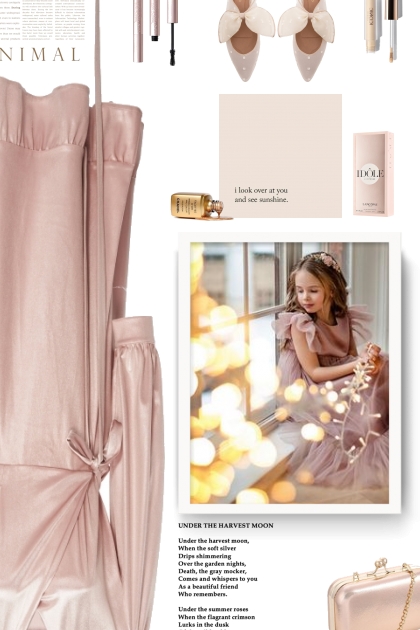 light pink and gold