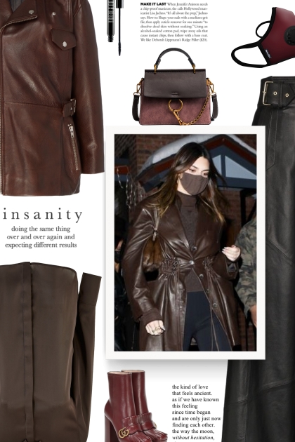 brown and black- Combinaciónde moda