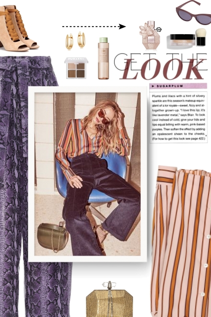 striped cotton shirt- Combinaciónde moda