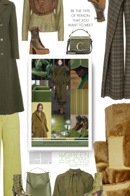 The green shows- Combinaciónde moda
