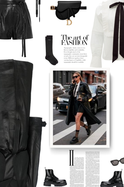 IRO Stable pleated leather shorts - combinação de moda