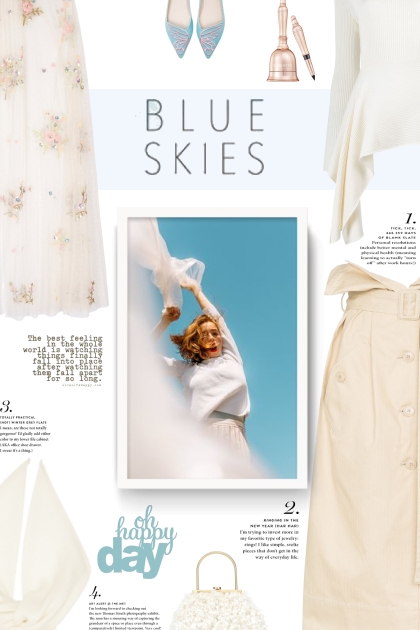 Blue Skies 2- Combinazione di moda