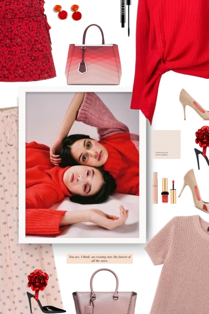 pink and red 2021- Fashion set