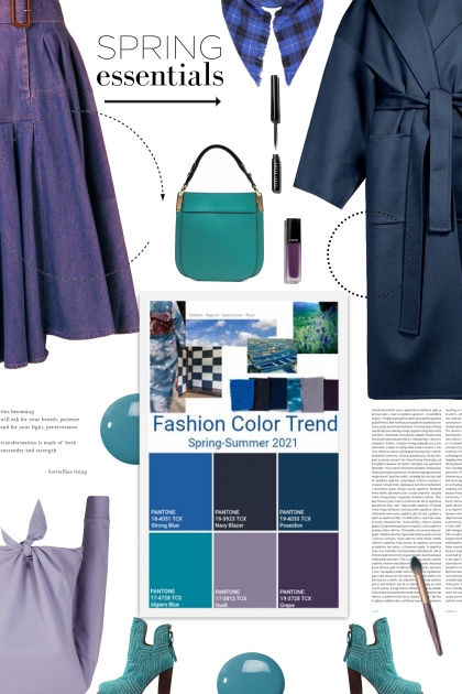 Fashion color trend 2021- Модное сочетание