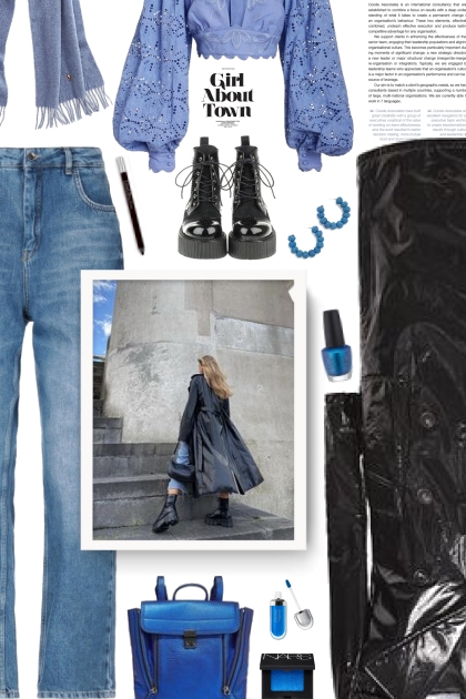 blue and black 2021- Модное сочетание