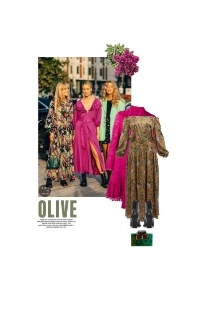 olive- Модное сочетание