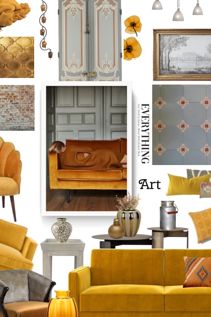 marigold and grey 2021- Fashion set