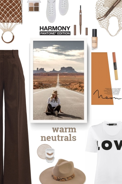 warm neutrals- Fashion set