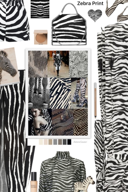 zebra heels - Combinazione di moda