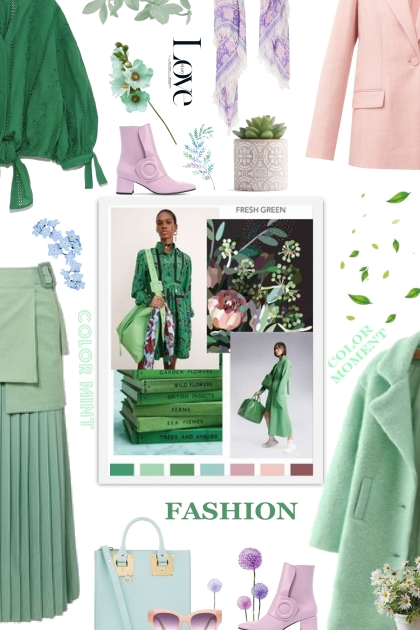 fresh green 2021- Combinaciónde moda