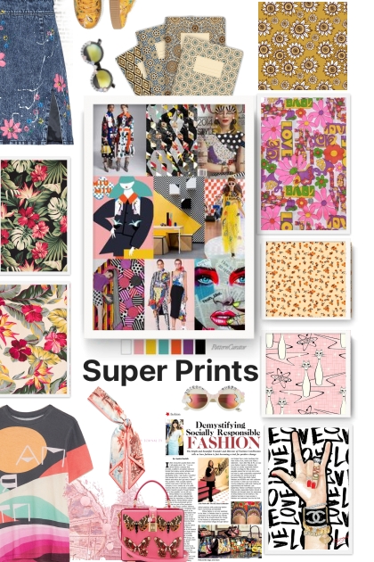 super prints- Fashion set