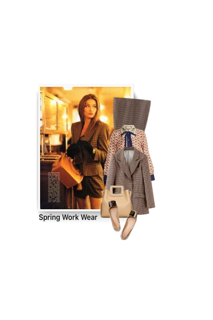 spring work wear- Modna kombinacija