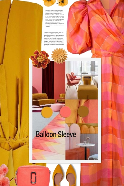 balloon sleeve- Fashion set
