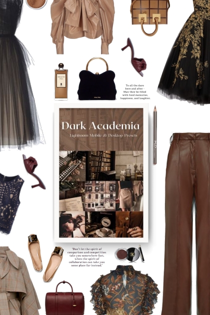 dark academia- Modna kombinacija