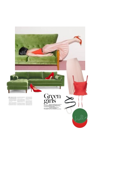 RED VALENTINO pleated midi skirt - Combinazione di moda