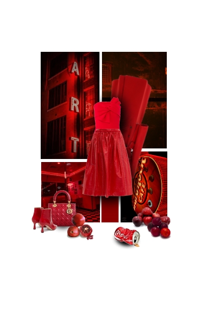 dark red - Fashion set