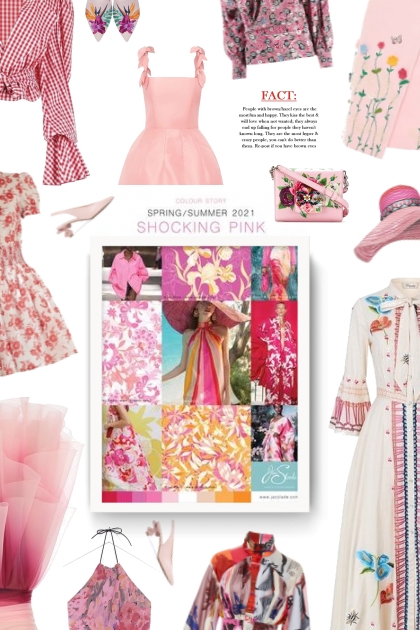 Shocking pink- combinação de moda