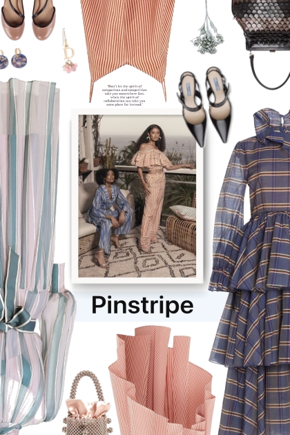 pinstripe- Fashion set