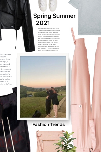 black. grey. pink- Combinazione di moda