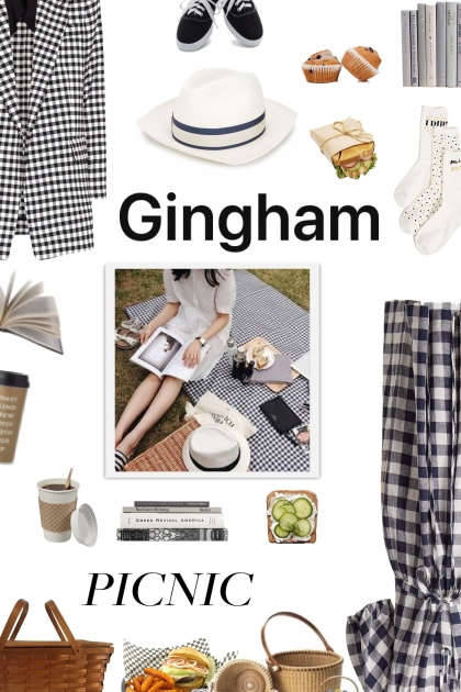 spring gingham- Combinazione di moda