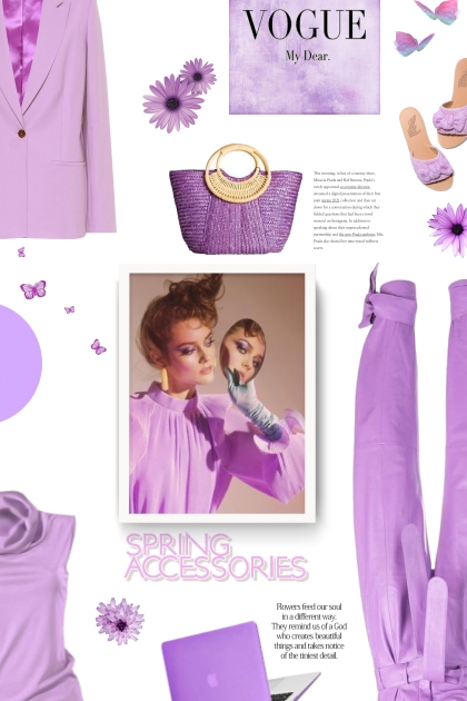 Lilac My dear- combinação de moda
