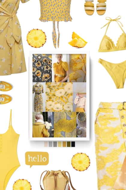 pineapple - combinação de moda