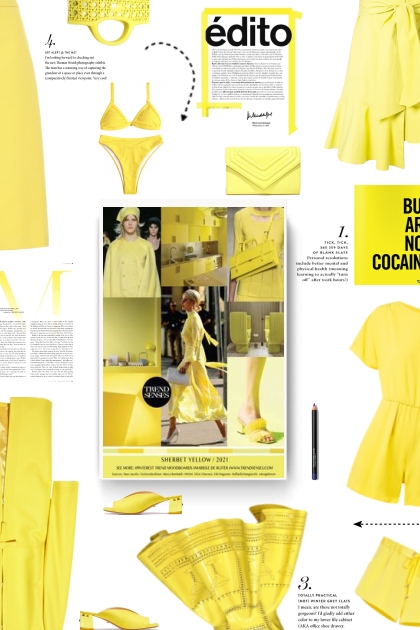  Yellow- Combinazione di moda