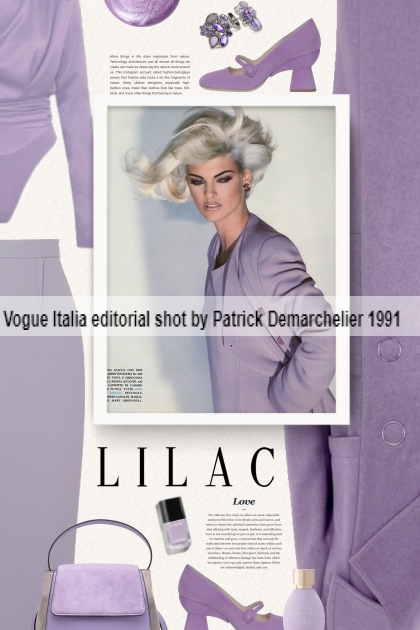 Vogue Italia editorial shot by Patrick Demarchelie- combinação de moda