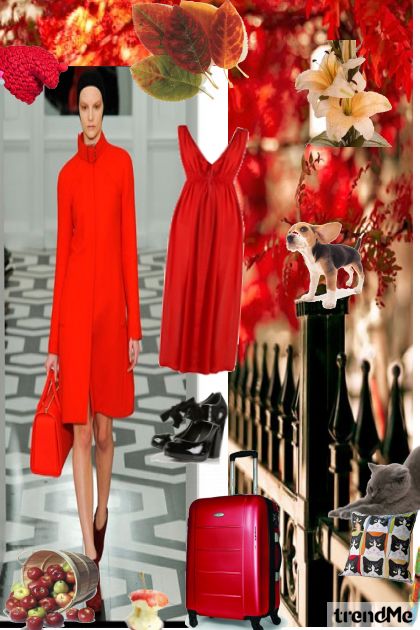 Jesen u crvenom- Combinazione di moda