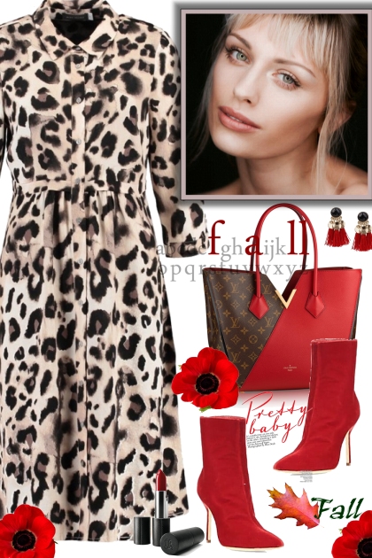 Leopard Print Shirt Dress- Combinazione di moda