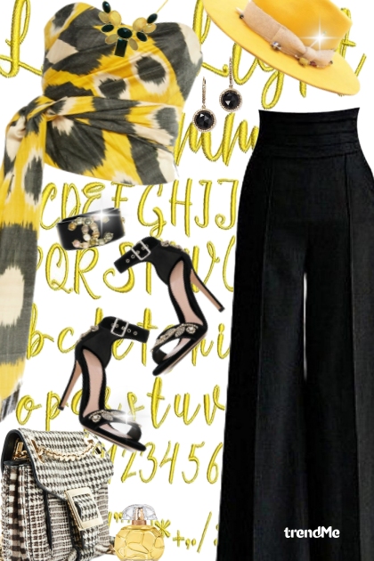 Yellow and Black- Combinazione di moda