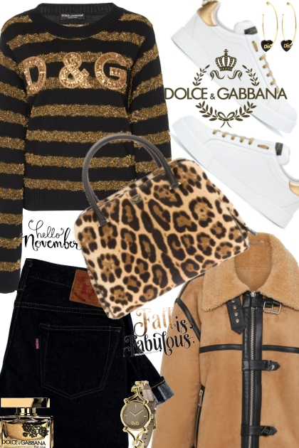 D&G Sweater- Combinaciónde moda