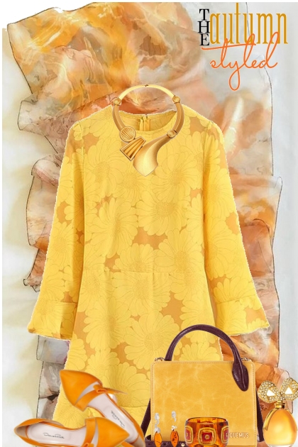 Yellow and Orange-Autumn- Combinazione di moda