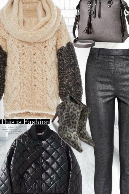 Quilted Coat- Модное сочетание