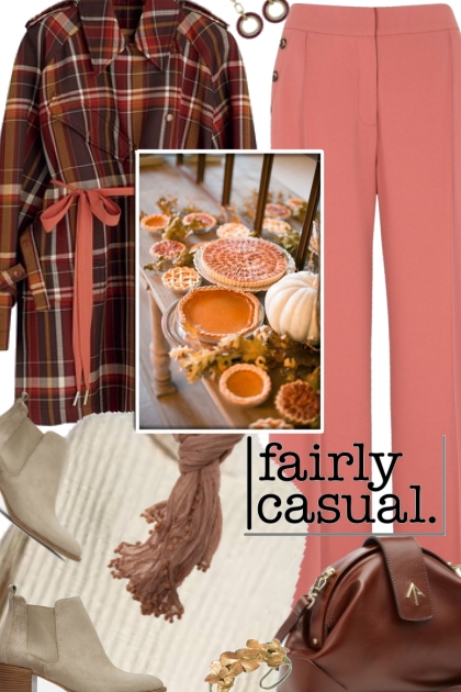 Autumn Plaid Jacket- Модное сочетание