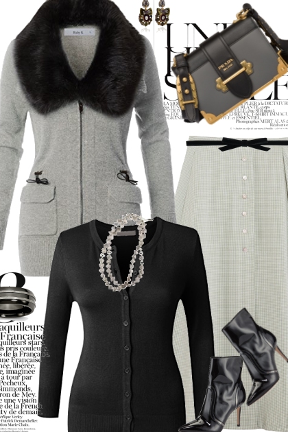 Grey And Black- Combinazione di moda