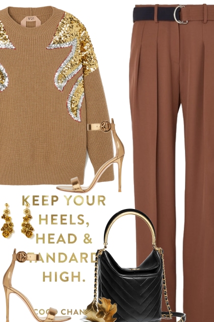 Gold and Tan- Fashion set