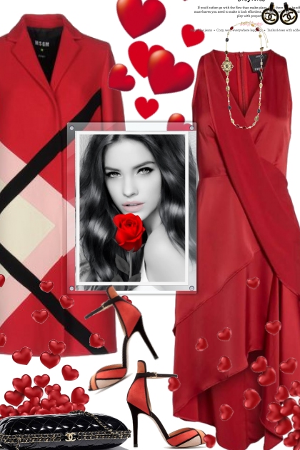 Put On Your Red Dress- Fashion set