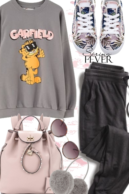 Garfield Shirt- Fashion set