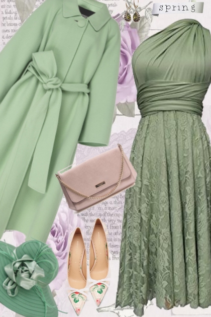 Mint Green for Spring- Fashion set